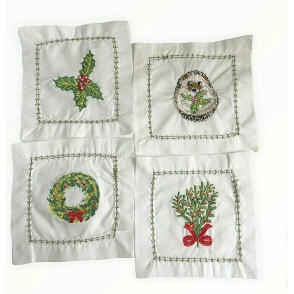 dennis east christmas embroidered